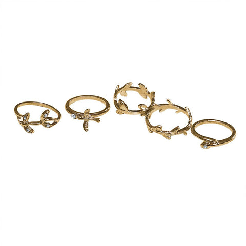 Alice Set of 5 Ring