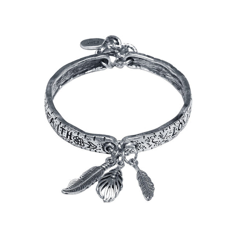 Iron Feather Bracelet