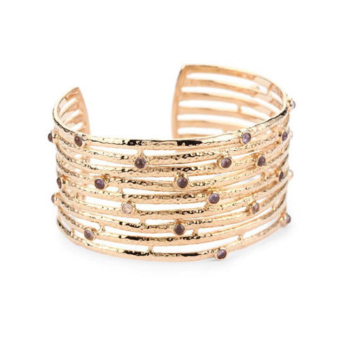 Re Pousee Gold Statement Cuff