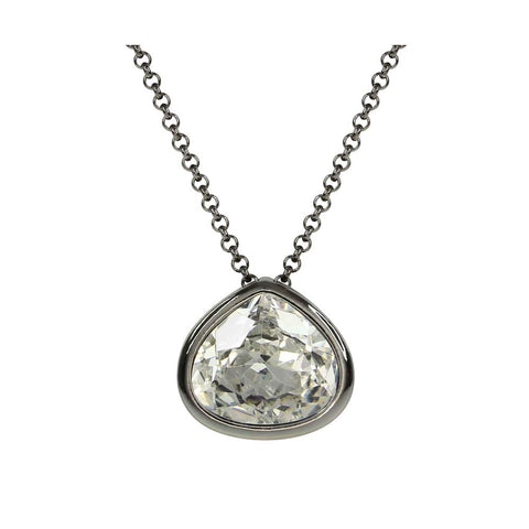 14K YG Plated Faceted Crystal Quartz Necklace