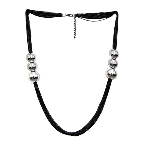 18K YG Plated, Long Inner Circle Chain Necklace