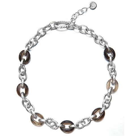 925 Sterling Silver, Faceted Smokey Quartz And Citrine Cabochon  Bracelet